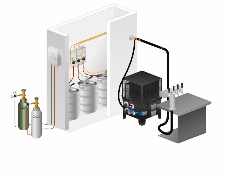 Composition and maintenance of refrigeration system of beer brewing